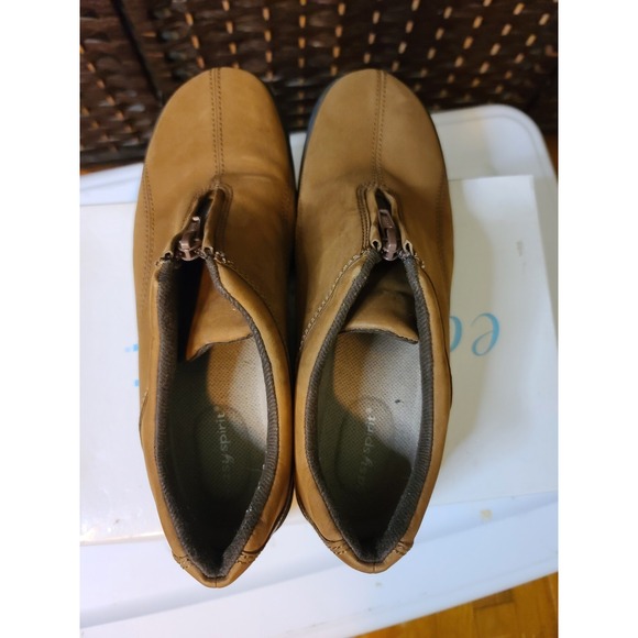 Earth Spirit Shoes Womens 9 Peni Slip On‎ Brown Leather Round Toe Low Comfort - Picture 5 of 11